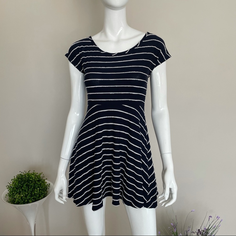 DINA BE Navy Summer Circle Dress S/M